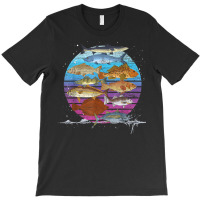 Retro Fishkeeping Underwater Fish Species Sea Animal Fish T Shirt T-shirt | Artistshot