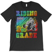 Riding Into 2nd Grade Atv Quad Rider Boy Funny T Shirt T-shirt | Artistshot