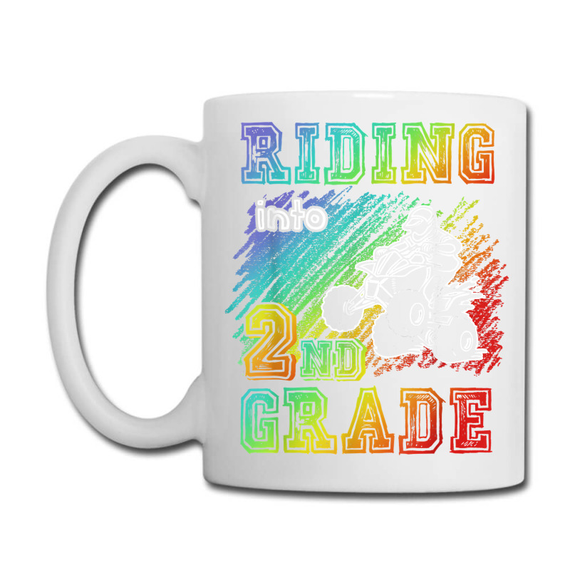 Riding Into 2nd Grade Atv Quad Rider Boy Funny T Shirt Coffee Mug | Artistshot