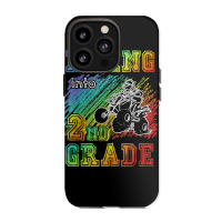 Riding Into 2nd Grade Atv Quad Rider Boy Funny T Shirt Iphone 13 Pro Case | Artistshot