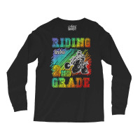 Riding Into 2nd Grade Atv Quad Rider Boy Funny T Shirt Long Sleeve Shirts | Artistshot