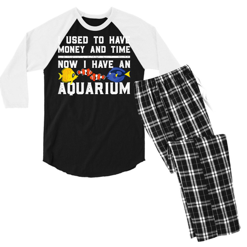 Saltwater Aquarium   Fishkeeping   Fish Keeper T Shirt Men's 3/4 Sleeve Pajama Set | Artistshot