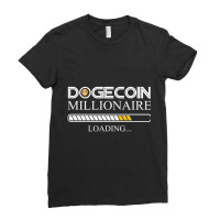 Dogecoin Millionaire Loading Ladies Fitted T-shirt | Artistshot