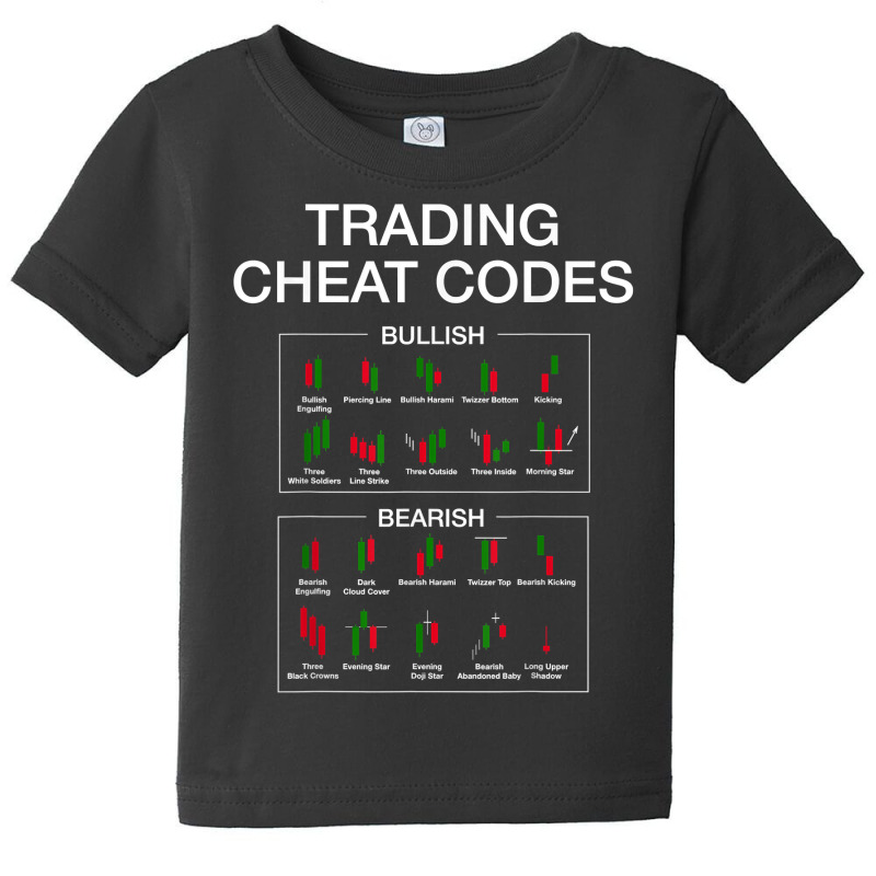 Trading Cheat Code Candlestick Pattern Funny Stock Trader T Shirt Baby Tee by jayannidifalco | Artistshot