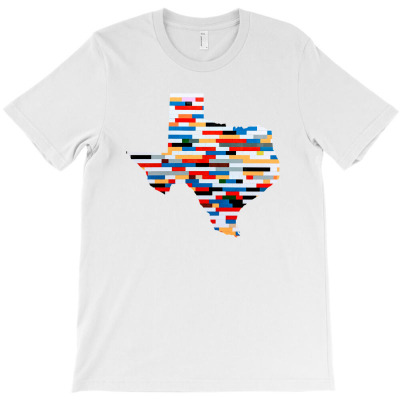 Texas Pattern Design Texas 4 T-shirt Designed By Zeyneb Ela