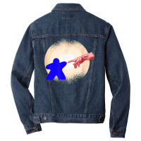 Worker Fresco Blue Boardgamer Board Games Board Game T Shirt Men Denim Jacket | Artistshot