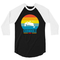 Cornhole Addict 3/4 Sleeve Shirt | Artistshot