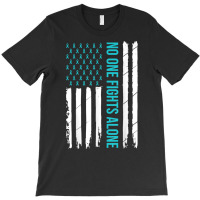 Myasthenia Gravis Awareness Teal Ribbon T Shirt T-shirt | Artistshot