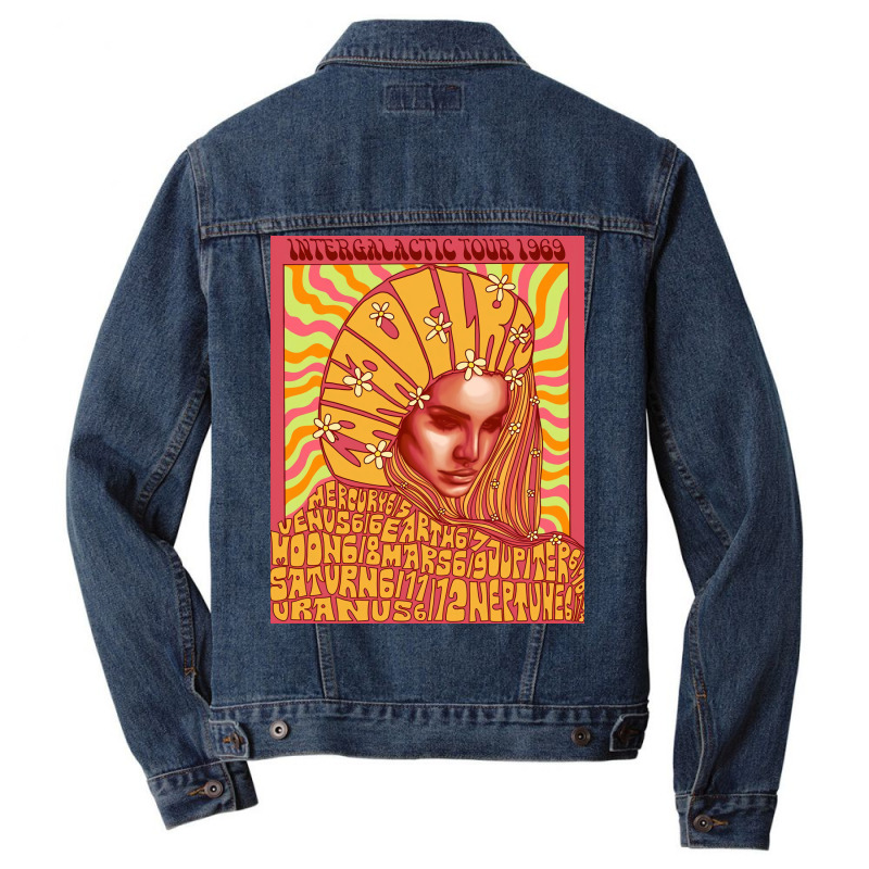 Lana Intergalactic Tour 1969 Men Denim Jacket by annaponder | Artistshot