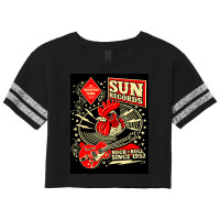 American Independent Record Label Sun Records Scorecard Crop Tee | Artistshot