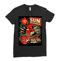 American Independent Record Label Sun Records Ladies Fitted T-shirt | Artistshot