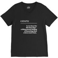 Onsra, Etymology Lover Typography Design V-neck Tee | Artistshot