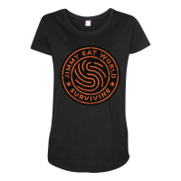 Jimmy Eat World Surviving Maternity Scoop Neck T-shirt | Artistshot