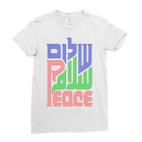 Trilingual Peace Ladies Fitted T-shirt | Artistshot