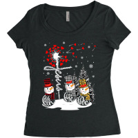 Faith Hope Love Snowman Jesus Dandelion Christian Christmas Women's Triblend Scoop T-shirt | Artistshot