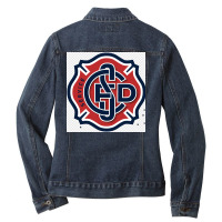 Fire And Rescue Ladies Denim Jacket | Artistshot