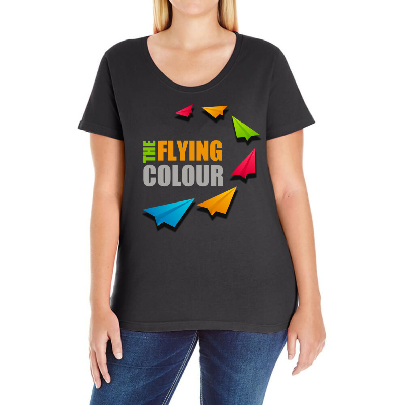 American color science-fiction Tv Series Ladies Curvy T-shirt | Artistshot