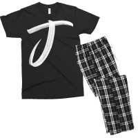 Letter J Initial Name Monogram Capital Letter T Shirt Men's T-shirt Pajama Set | Artistshot