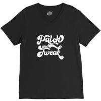 Patch And Tweak, Modular Analog Synth Lover Design V-neck Tee | Artistshot