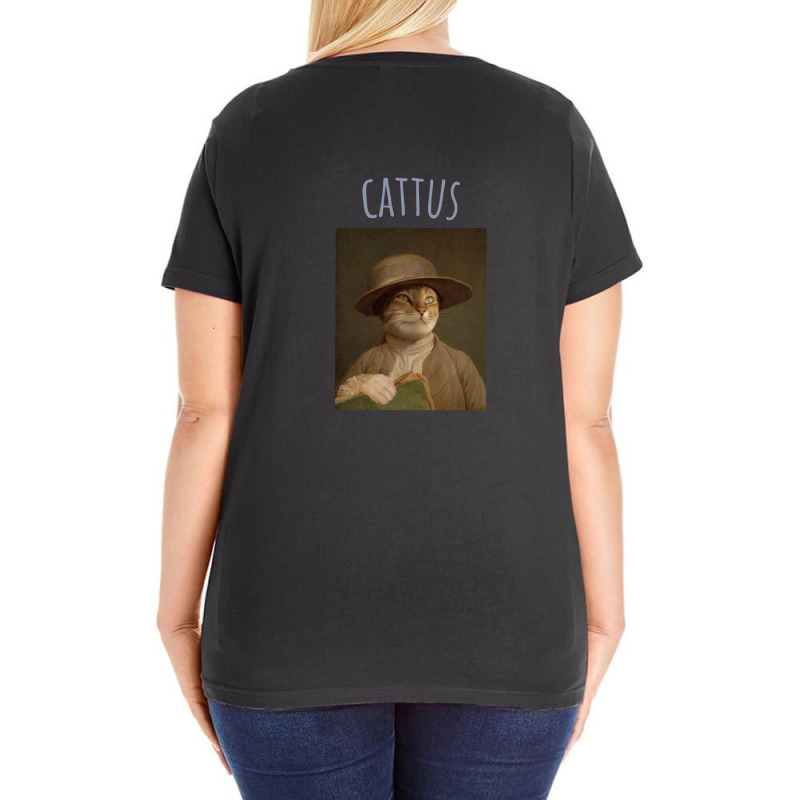 Cat Latin Ladies Curvy T-Shirt by IvanLevon | Artistshot