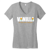 Vanilla Is For Ice Cream Upside Down Pineapple Swinger Theme T Shirt Women's V-neck T-shirt | Artistshot