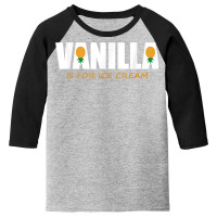 Vanilla Is For Ice Cream Upside Down Pineapple Swinger Theme T Shirt Youth 3/4 Sleeve | Artistshot