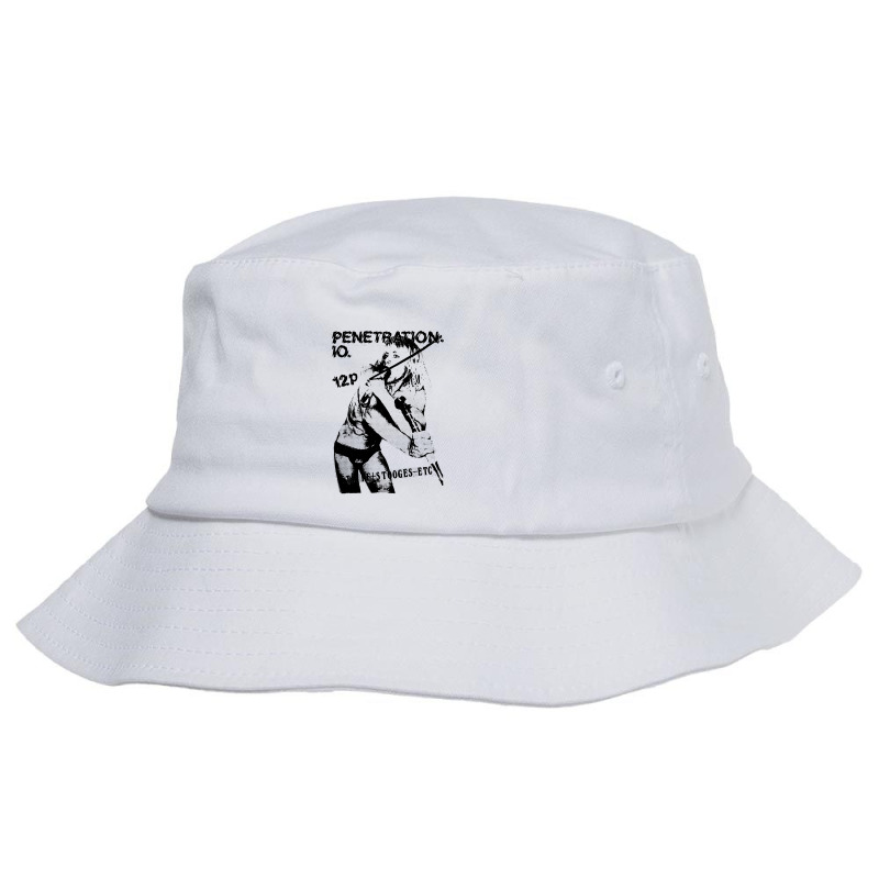 Penetration Punk Fanzine Iggy Pop Tribute Design Bucket Hat | Artistshot