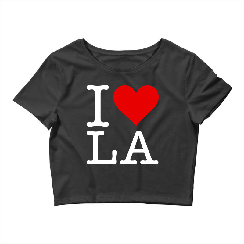 I Love Los Angeles Crop Top by Ataya | Artistshot