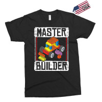 Kids Master Builder For A Builder Block Building Blocks Bricks T Shirt Exclusive T-shirt | Artistshot