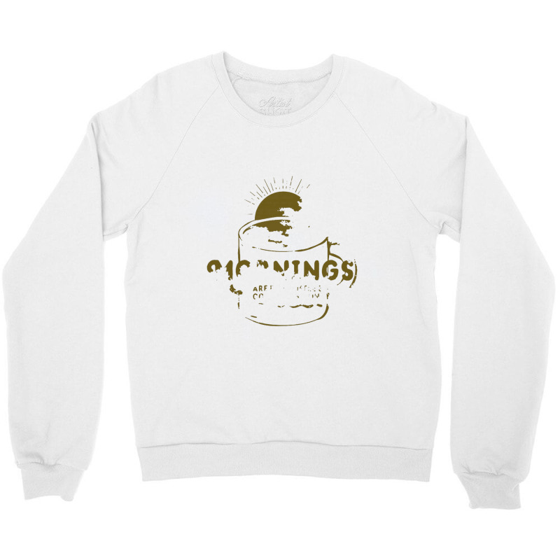 Morning Mantra Crewneck Sweatshirt by saterseim | Artistshot