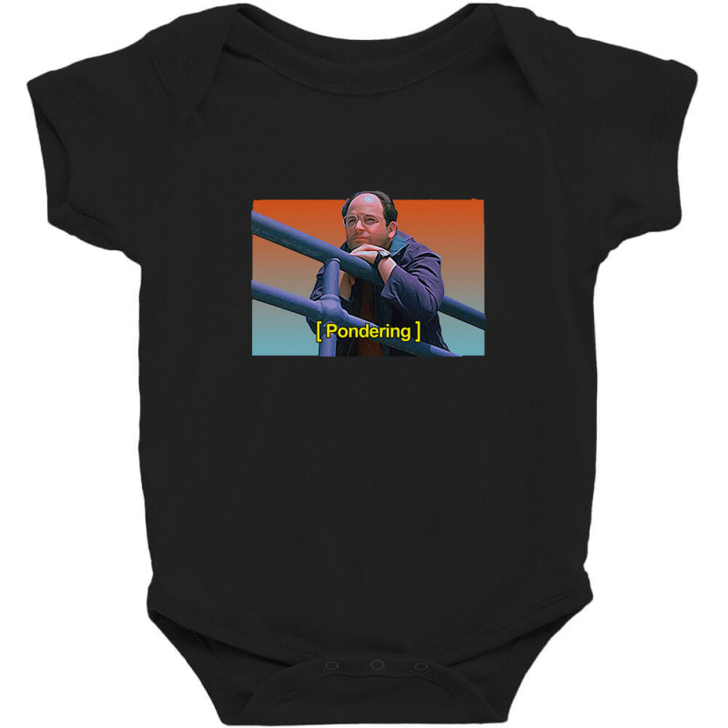 Pondering George George Costanza Baby Bodysuit | Artistshot