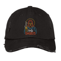 Holy Smokes Funny Jesus Vintage Cap | Artistshot