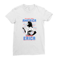 Can't Spell America Without Erica Retro Ladies Fitted T-shirt | Artistshot