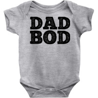 Dad Bod Tshirt Big Bold Workout Daddy Baby Bodysuit | Artistshot