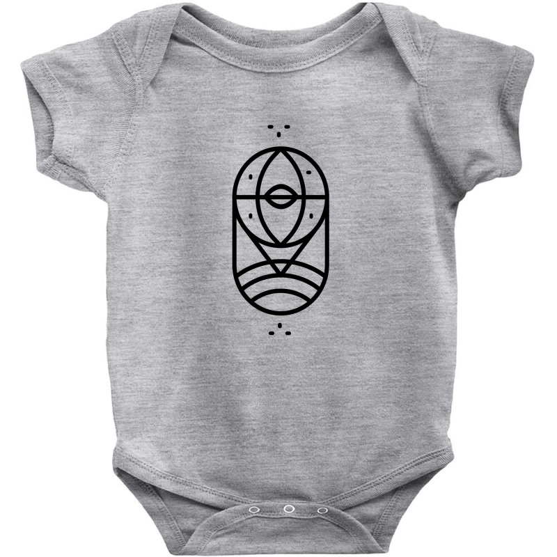 Minimal Art Baby Bodysuit by designsbymallika | Artistshot