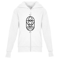 Minimal Art Youth Zipper Hoodie | Artistshot