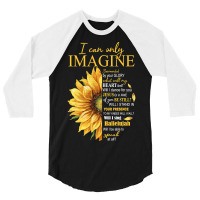 I Only Can Imagine Faith Christian Catholic Jesus God Lover 3/4 Sleeve Shirt | Artistshot