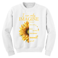 I Only Can Imagine Faith Christian Catholic Jesus God Lover Youth Sweatshirt | Artistshot