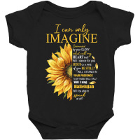 I Only Can Imagine Faith Christian Catholic Jesus God Lover Baby Bodysuit | Artistshot