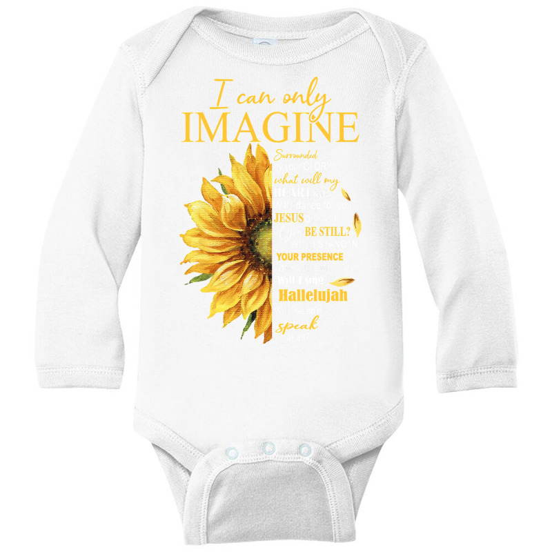 I Only Can Imagine Faith Christian Catholic Jesus God Lover Long Sleeve Baby Bodysuit by Hoangduong | Artistshot