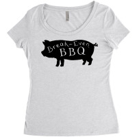 Break Even Bbq Sweatshirt Women's Triblend Scoop T-shirt | Artistshot