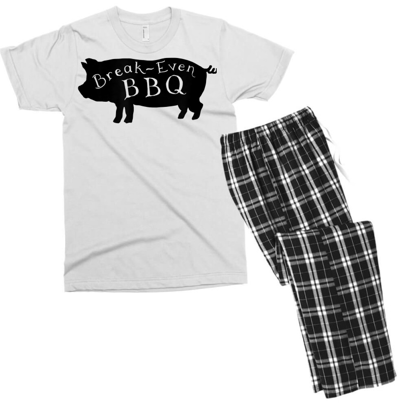 Break Even Bbq T Shirt Men's T-shirt Pajama Set by carlianagorley | Artistshot