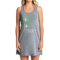 Dandelion Green Ribbon Kidney Disease Awareness Month Family T Shirt Tank Dress | Artistshot