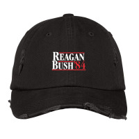 Reagan Bush '84 80's Vintage Cap | Artistshot