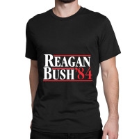 Reagan Bush '84 80's Classic T-shirt | Artistshot