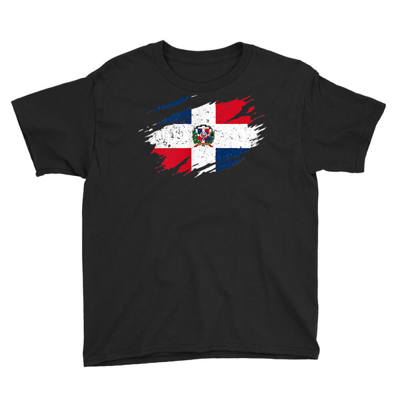 Dominican Flag Vintage Dominican Republic Pride Roots T Shirt Youth Tee by carlianagorley | Artistshot