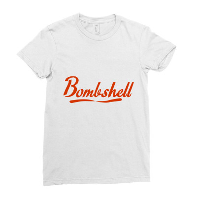 Bombshell Ladies Fitted T-shirt Designed By Sephanie