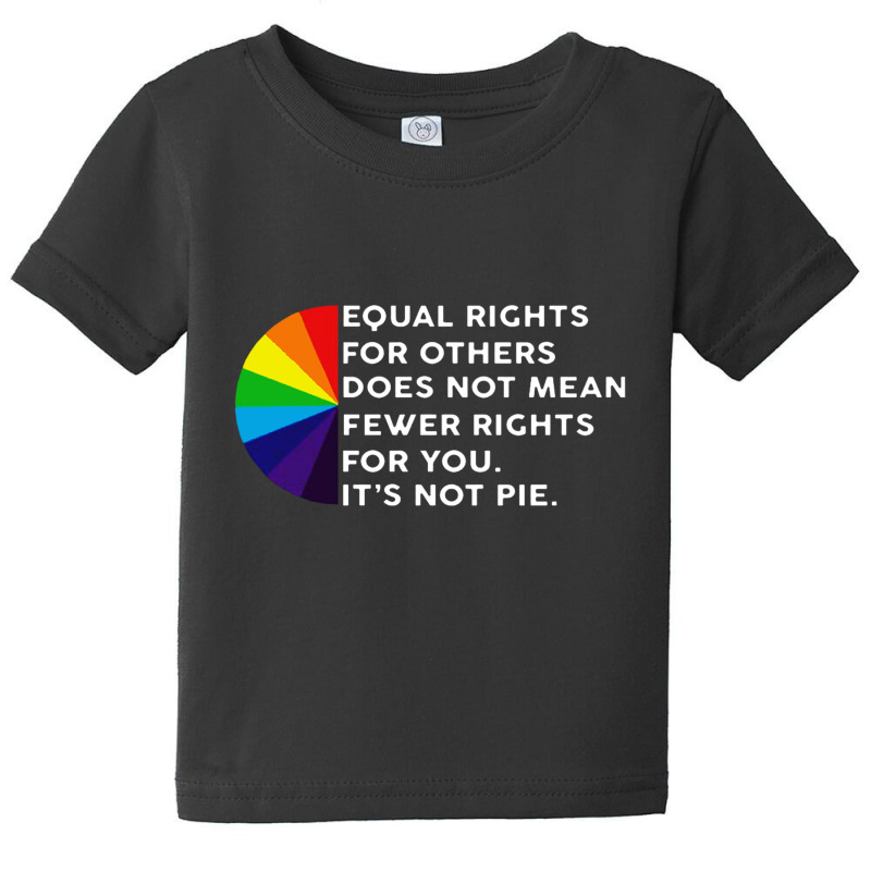 Rainbow Equal Rights For Others White Baby Tee by dioginger79 | Artistshot