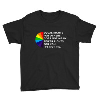 Rainbow Equal Rights For Others White Youth Tee | Artistshot