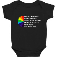 Rainbow Equal Rights For Others White Baby Bodysuit | Artistshot